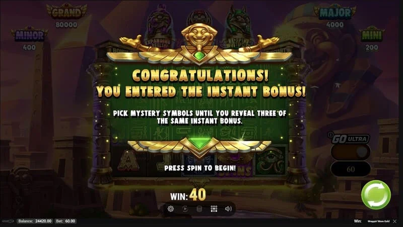 Wrappin' More Gold - beépített kör indítása